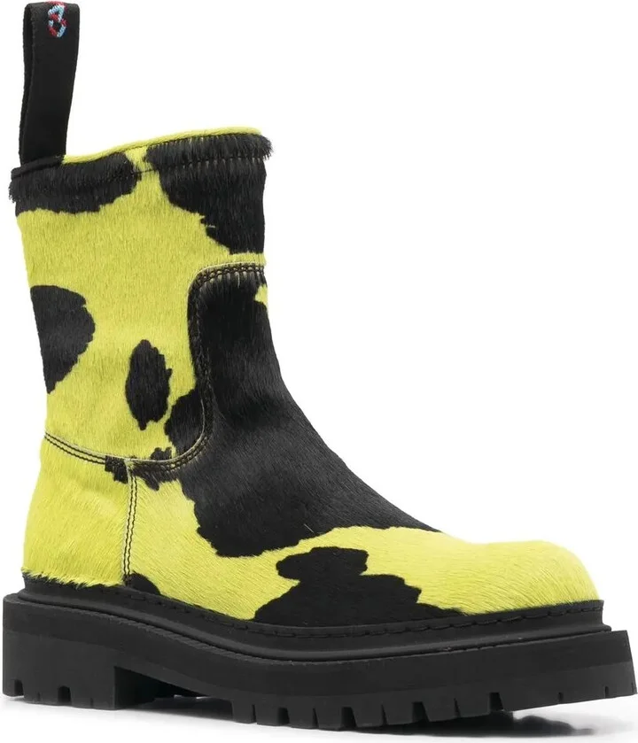 Mid-Calf Textured Boots - Image 2