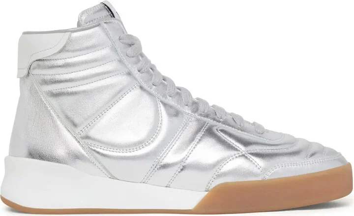 Mid Club 02 leather sneakers