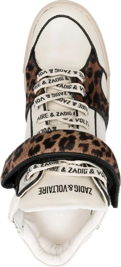 Mid Flash leopard-effect sneakers - Image 4