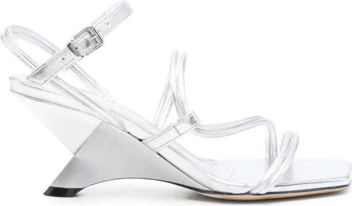 Mid Sculpted Heel Sandals