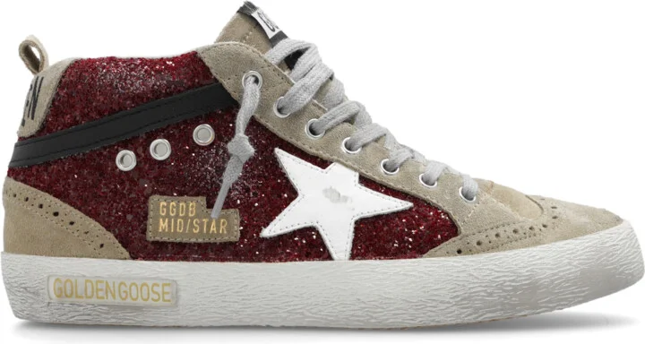 ‘Mid Star Classic’ High-top Sneakers, , - Burgundy