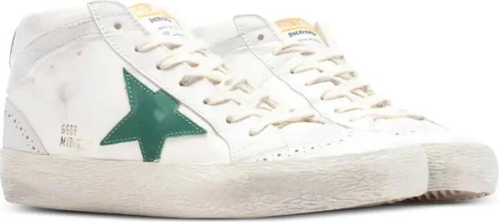 Mid Star "Cream/Green/Silver" sneakers - Image 2