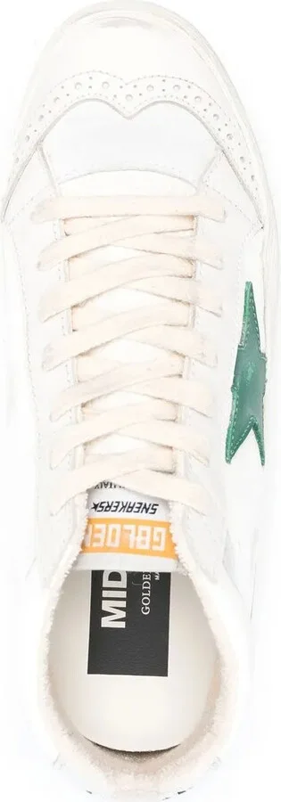 Mid Star "Cream/Green/Silver" sneakers - Image 4