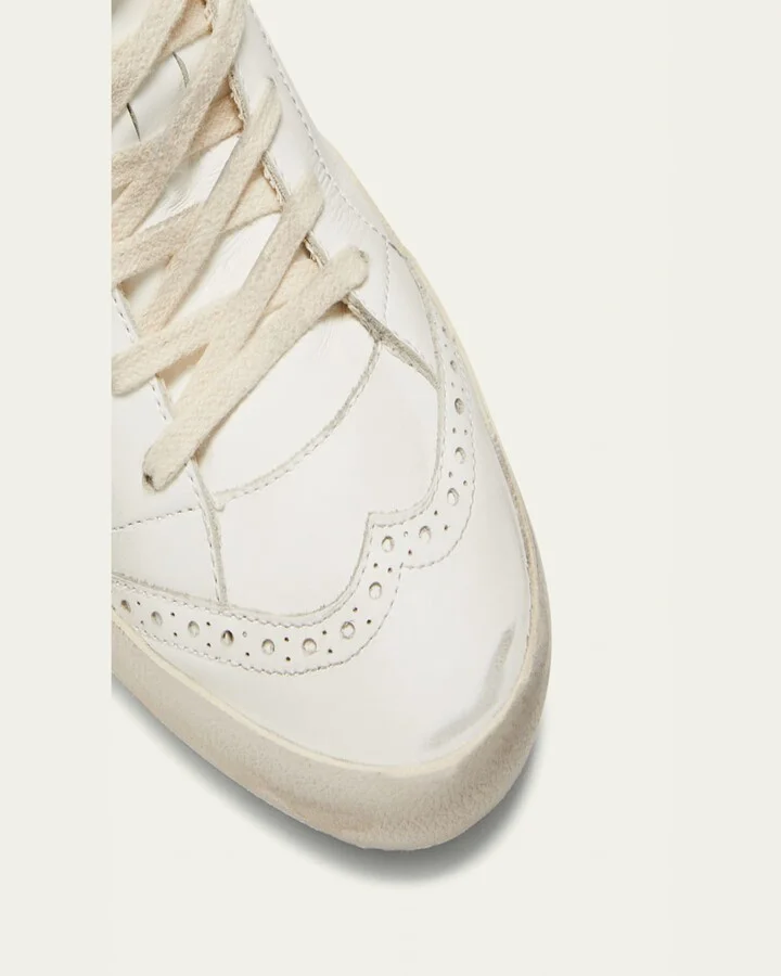 Mid Star Denim Wing-Tip Sneakers - Image 3