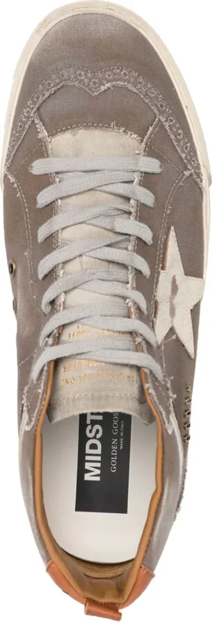 Mid Star distressed-effect sneakers - Image 4