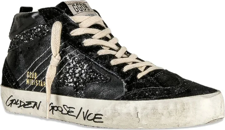 Mid Star "Glitter/Black" sneakers - Image 2