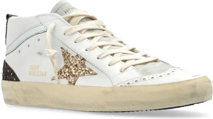 Mid Star glitter-detail sneakers - Image 2