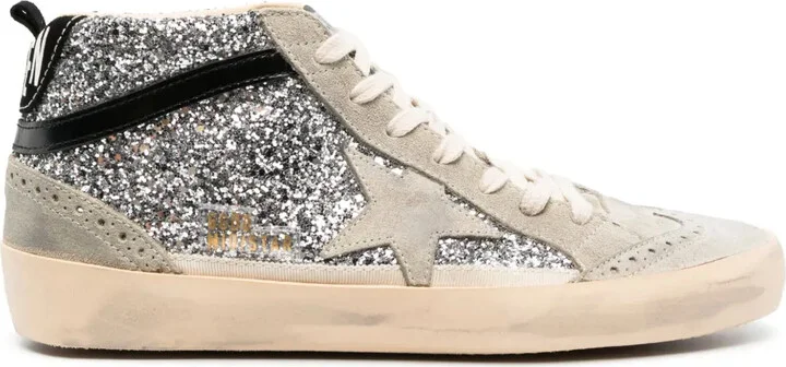 Mid Star glitter sneakers