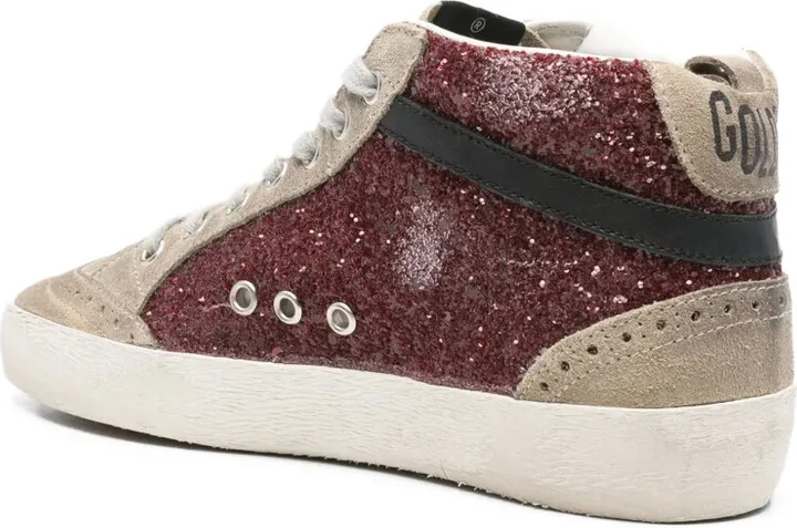 Mid Star glitter suede sneakers - Image 3