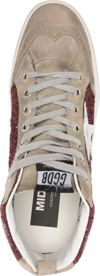 Mid Star glitter suede sneakers - Image 4