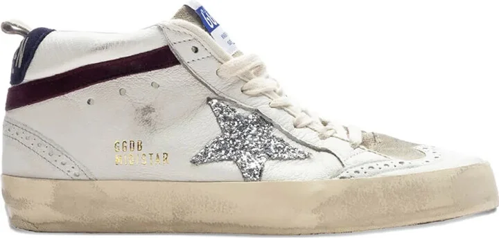 Mid Star "Glitter/White" sneakers