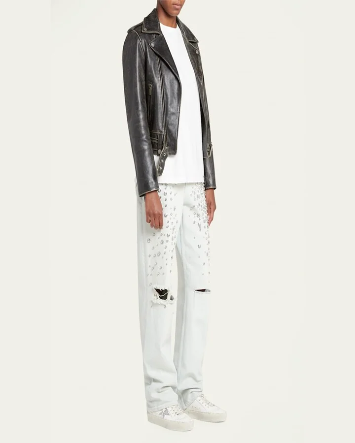 Mid Star Glitter Wing-Tip Sneakers - Image 3