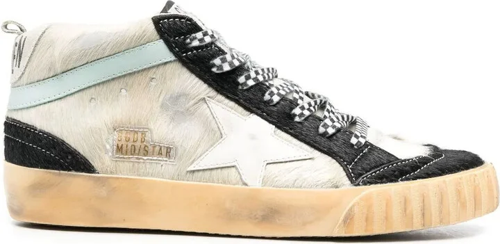 Mid Star lace-up sneakers
