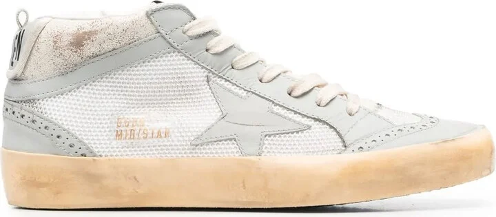 Mid Star lace-up sneakers