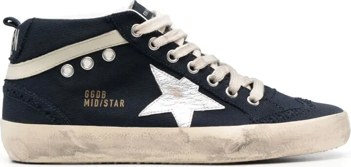 Mid Star lace-up sneakers