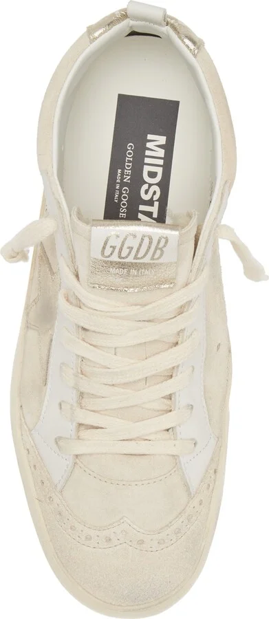 Mid Star Leather Sneaker with Genuine Shearling Trim - Image 5