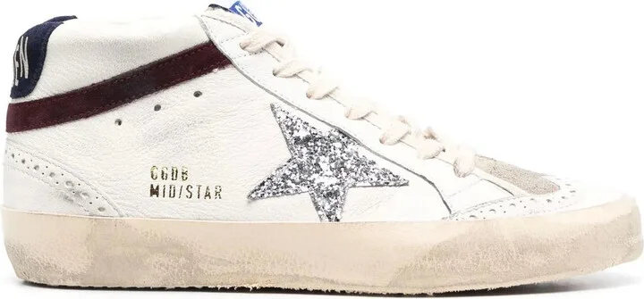 Mid-Star leather sneakers