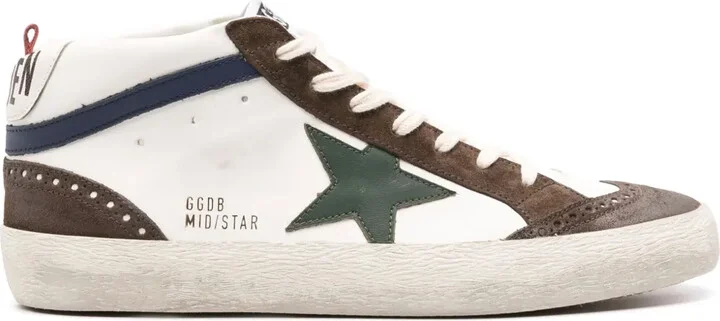 Mid-Star leather sneakers