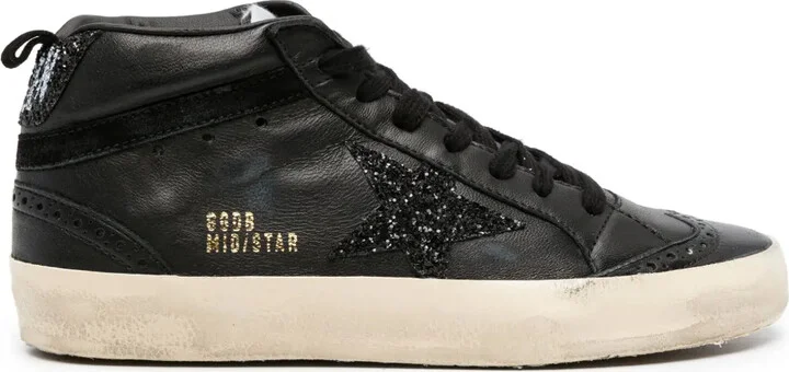 Mid-Star leather sneakers