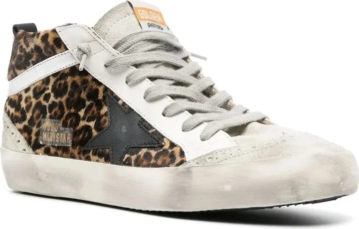 Mid Star leopard print sneakers - Image 2