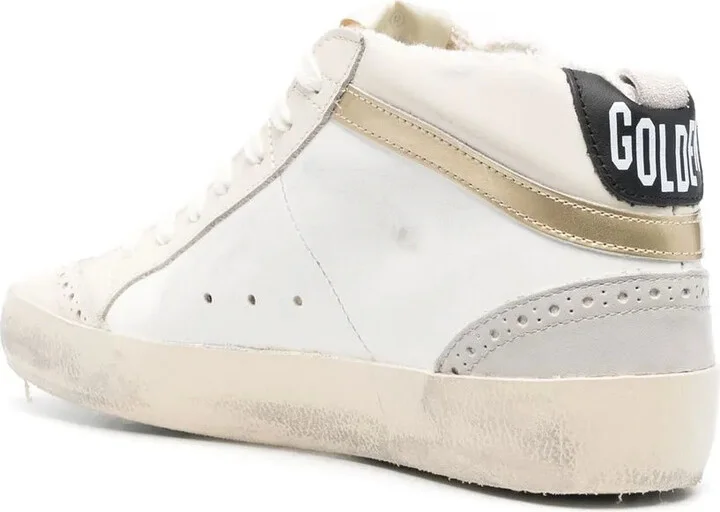 Mid Star "Light Grey/Gold" sneakers - Image 3