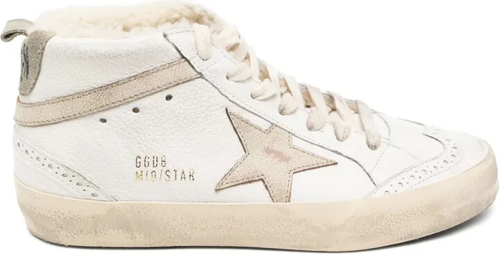 Mid Star Nappa upper shiny sneakers