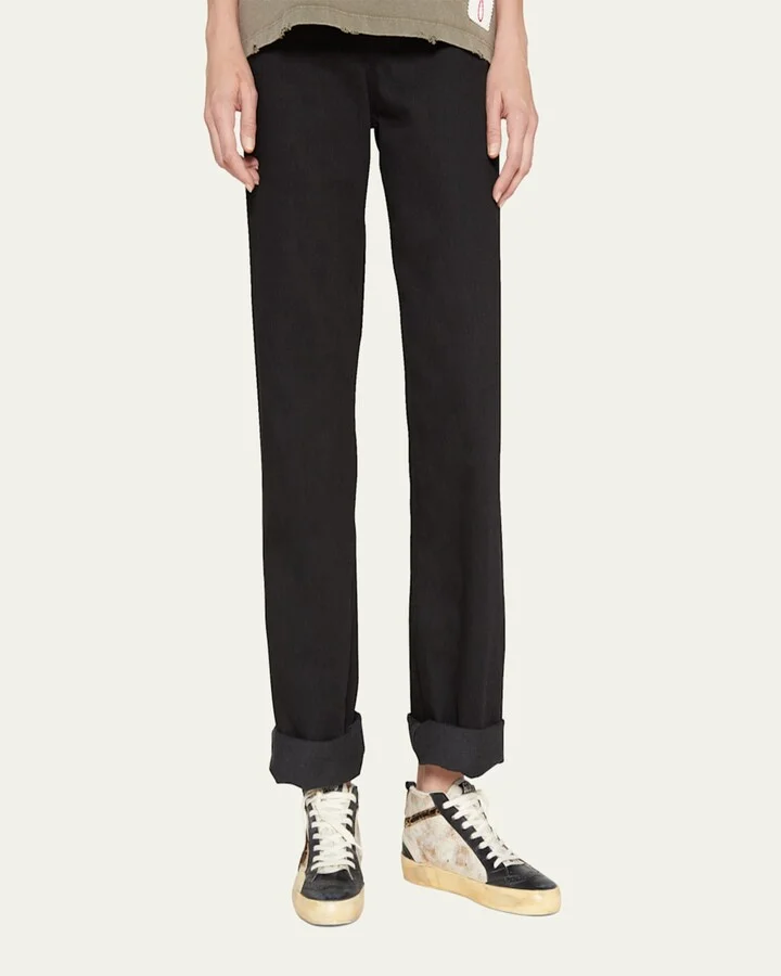 Mid Star Rustic Leather Sneakers - Image 5