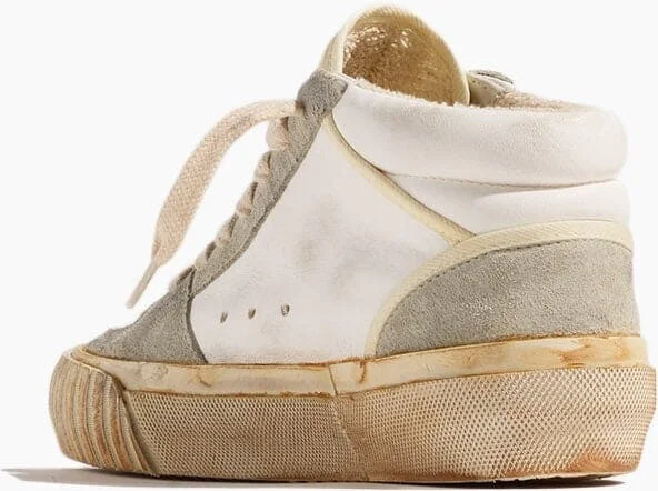 Mid Star Sneaker in White/Ice - Image 3