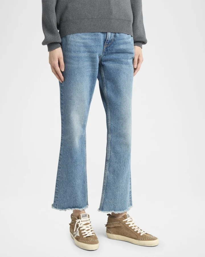 Mid Star Suede Mid-Top Sneakers with Fringe and Studs - Image 3