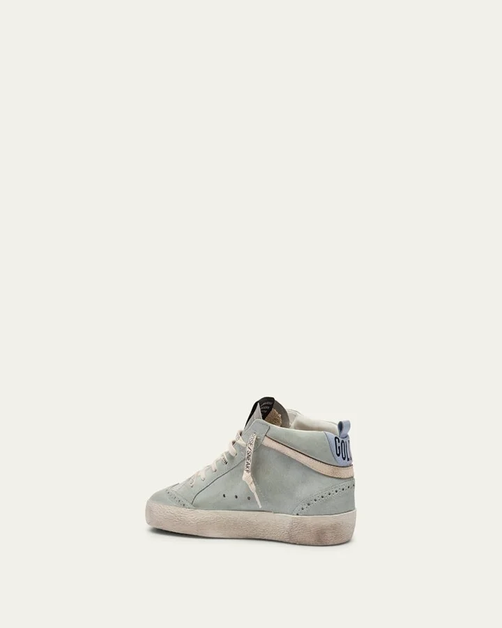 Mid Star Suede Zebra Wing-Tip Sneakers - Image 5