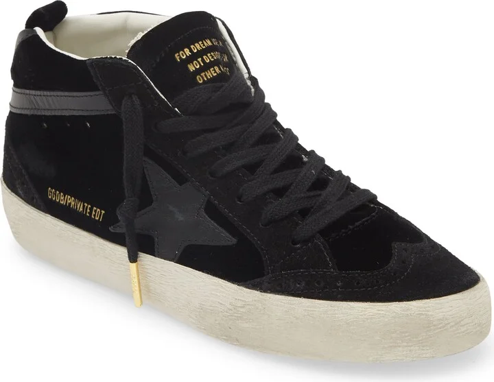 Mid Star Velvet Sneaker