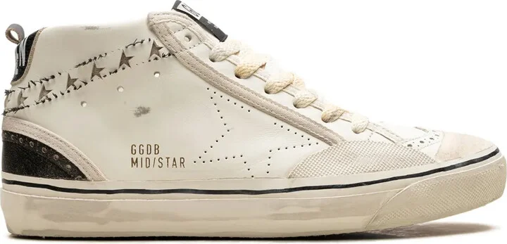 Mid Star "White/Black" sneakers