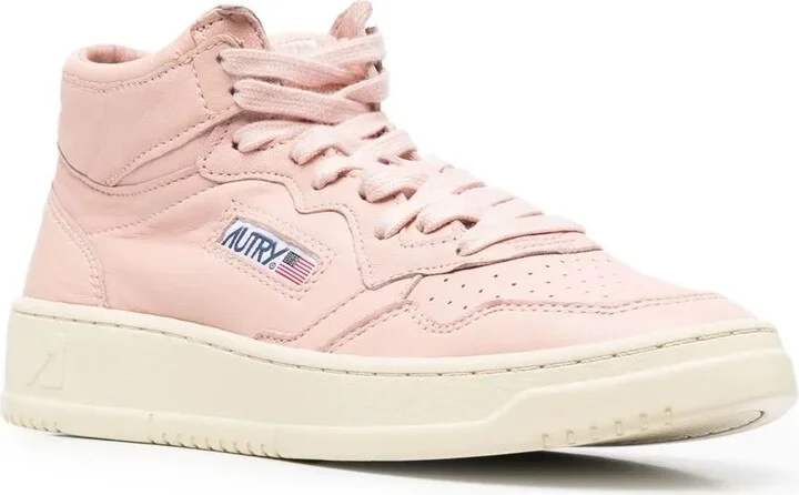 Mid-Top Lace-Up Sneakers - Image 2