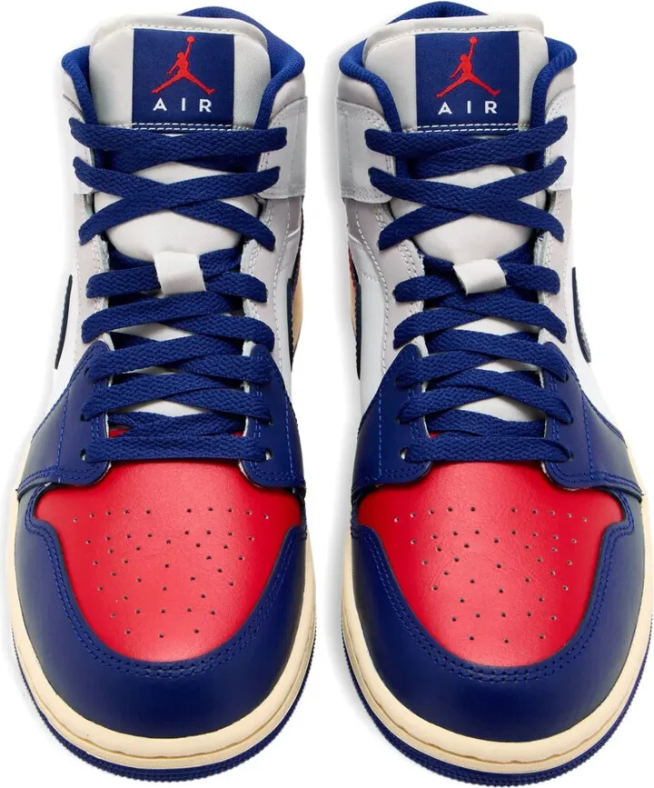 Mid-Top Leather Sneakers - Image 3