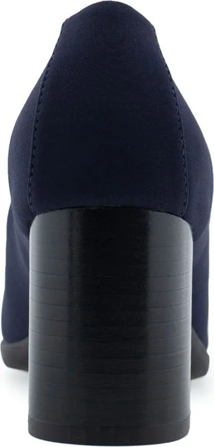 Midnight Block Heel Pump - Image 3
