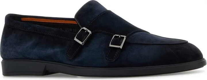 Midnight Blue Suede Pura Loafers - Image 2