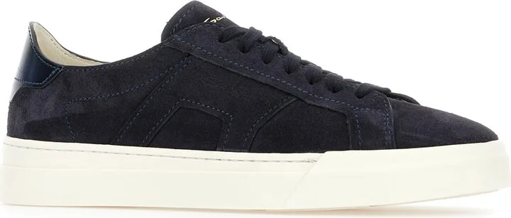 Midnight Blue Suede Sneakers - Image 2