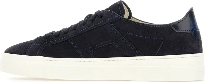Midnight Blue Suede Sneakers - Image 3