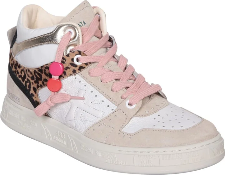 Midquinnd Leopard/white Sneakers - Image 2