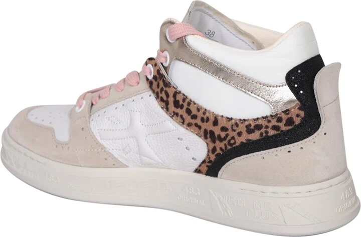Midquinnd Leopard/white Sneakers - Image 3