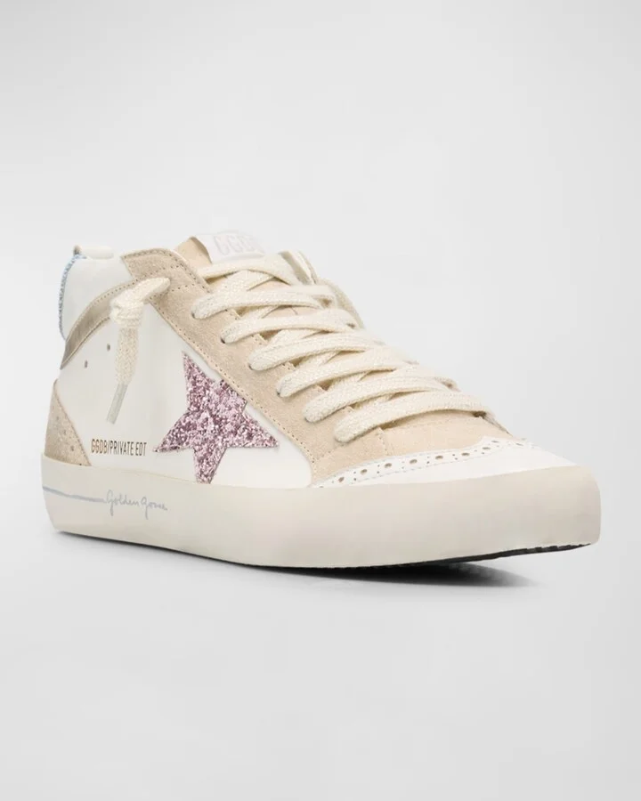 Midstar Glitter Wing-Tip Sneakers - Image 3