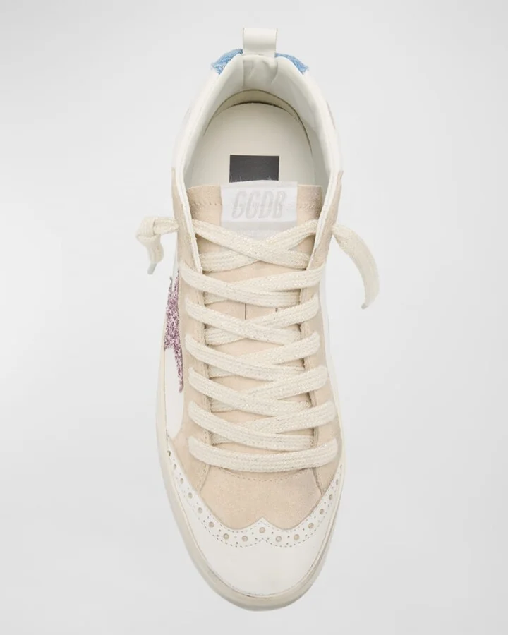Midstar Glitter Wing-Tip Sneakers - Image 4