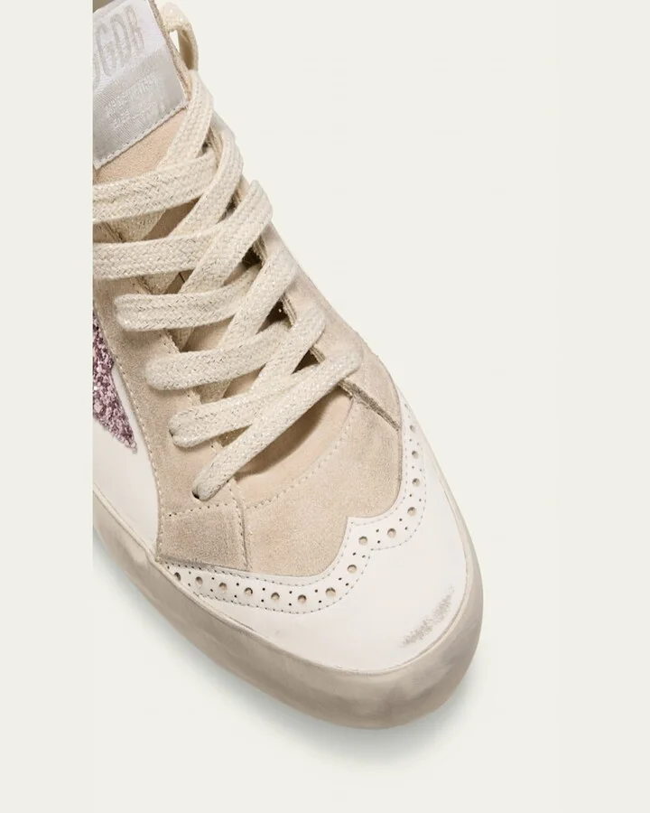 Midstar Glitter Wing-Tip Sneakers - Image 4