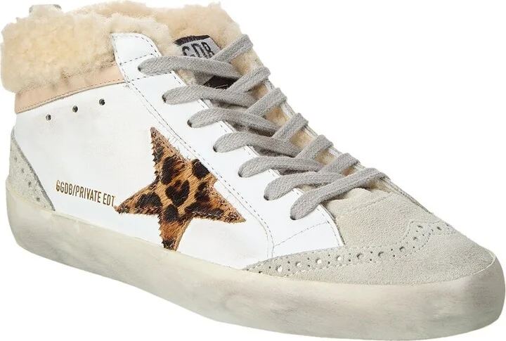 Midstar Leather & Shearling Sneaker