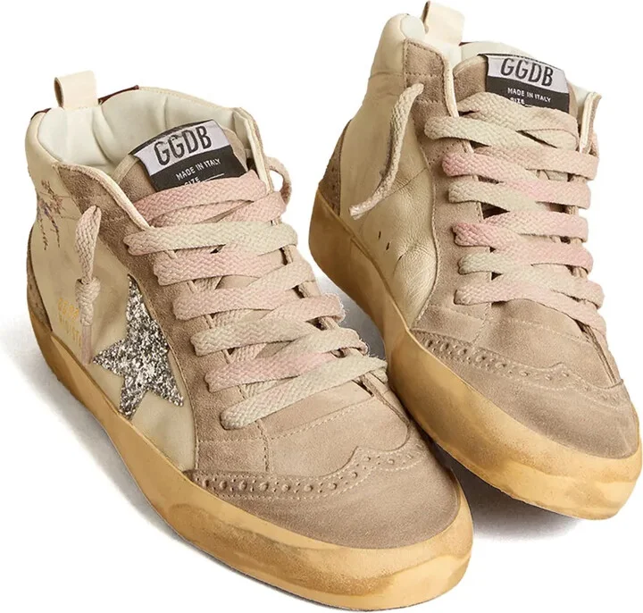 Midstar panelled embroidered sneakers - Image 2