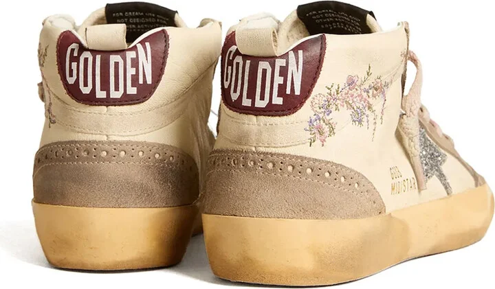 Midstar panelled embroidered sneakers - Image 4
