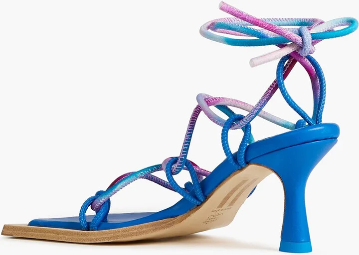 Mie tie-dyed leather sandals - Image 3