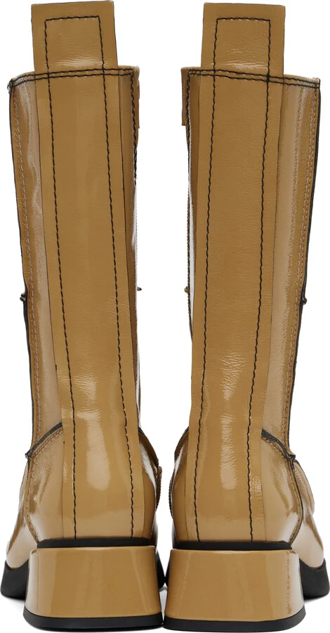 Miista Beige Alzira Boots - Image 2