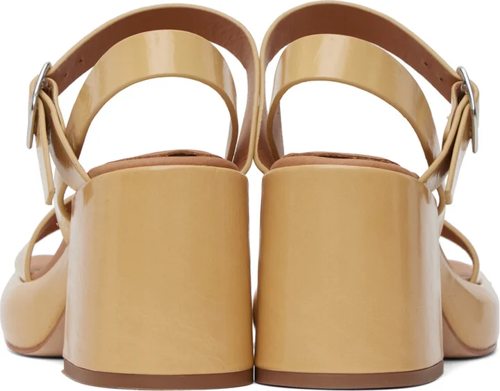 Miista Beige Beverly Sandals - Image 2