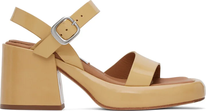 Miista Beige Beverly Sandals